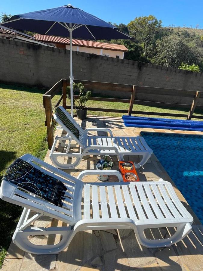 Chacara Com Piscina Climatizada E Jacuzzi Villa Socorro  Bagian luar foto